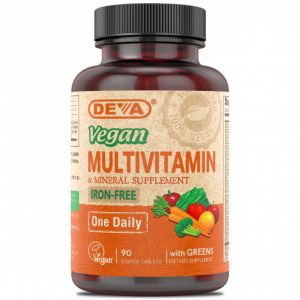 Deva Vegan One-a-Day Multivitamin & Mineral - Iron Free