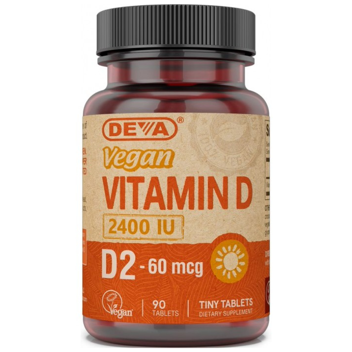 Deva Vegan Vitamin D2 - 2400iu Deva Vegan Vitamin D2 - 2400iu
