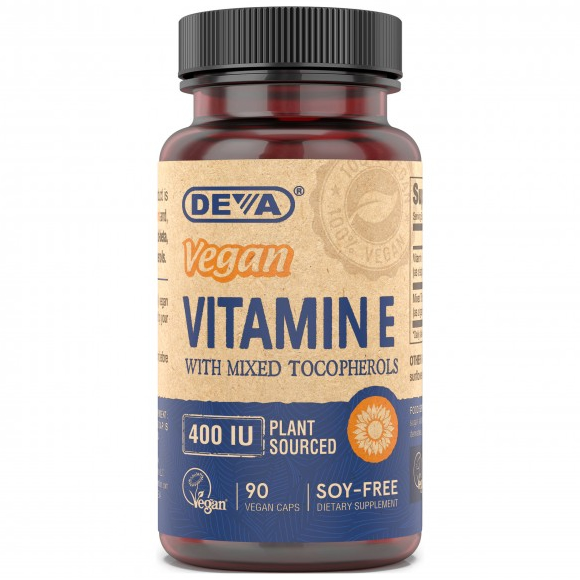 Deva Vegan Vitamin E with Mixed Tocopherols Deva Vegan Vitamin E with Mixed Tocopherols