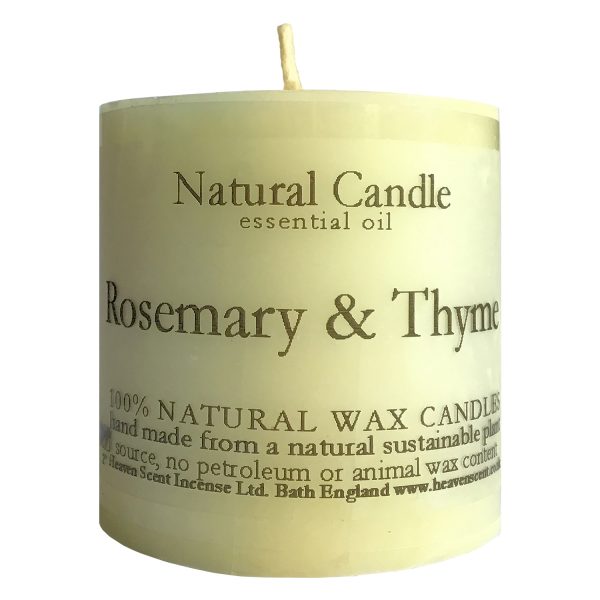 Heaven Scent Essential Oil Candle - Rosemary & Thyme