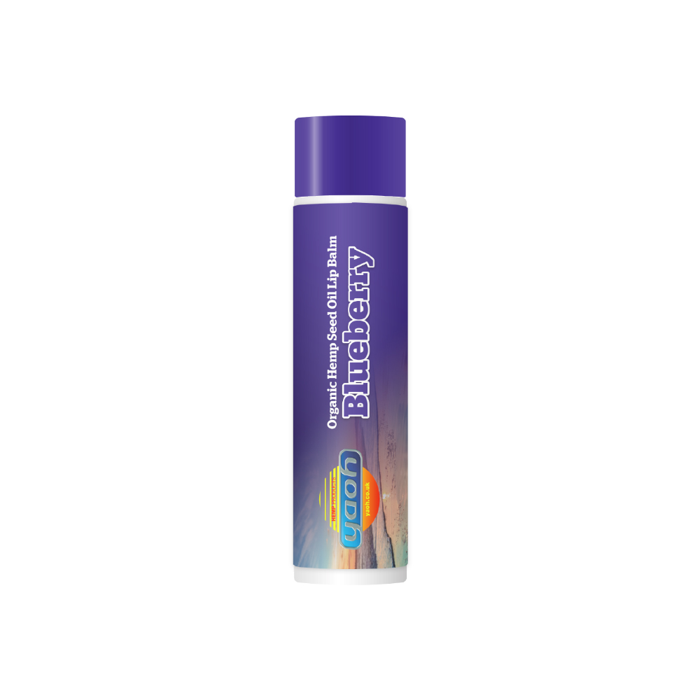 Yaoh Organic Hemp Seed Oil Lipbalm - Blueberry Yaoh Organic Hemp Seed Oil Lipbalm - Blueberry