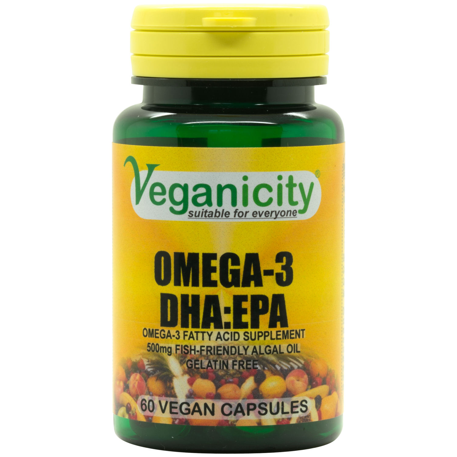 Veganicity Omega-3 DHA-EPA - 500mg Veganicity Omega-3 DHA-EPA - 500mg