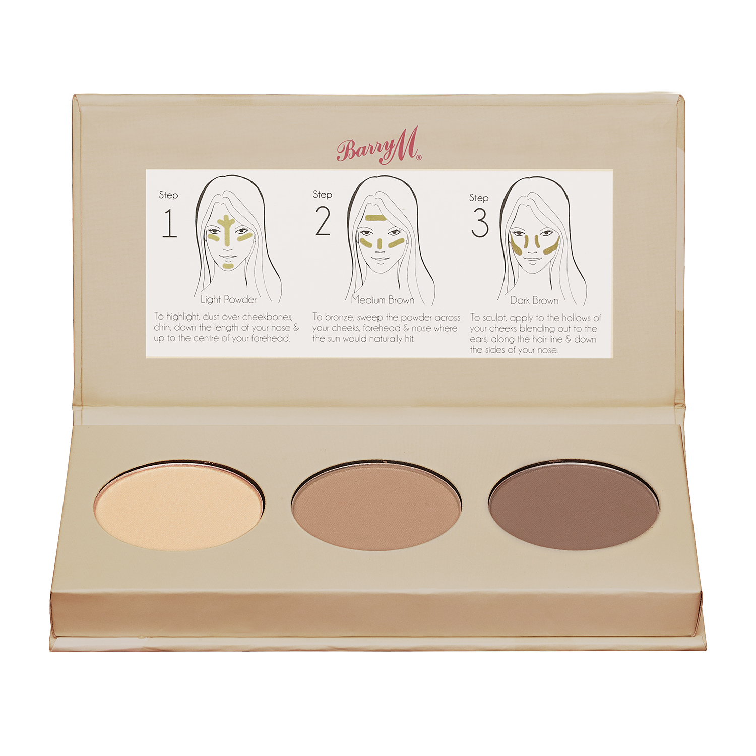 Barry M Cosmetics Chisel Cheeks Contour Kit - Medium-Dark Barry M Cosmetics Chisel Cheeks Contour Kit - Medium-Dark