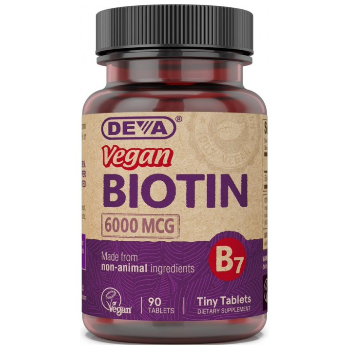 Deva Vegan Biotin - 6000mcg Deva Vegan Biotin - 6000mcg
