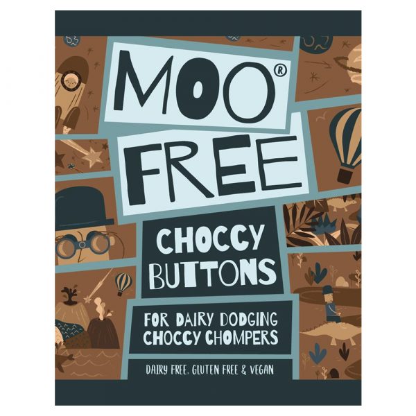 Moo Free Choccy Buttons - Original