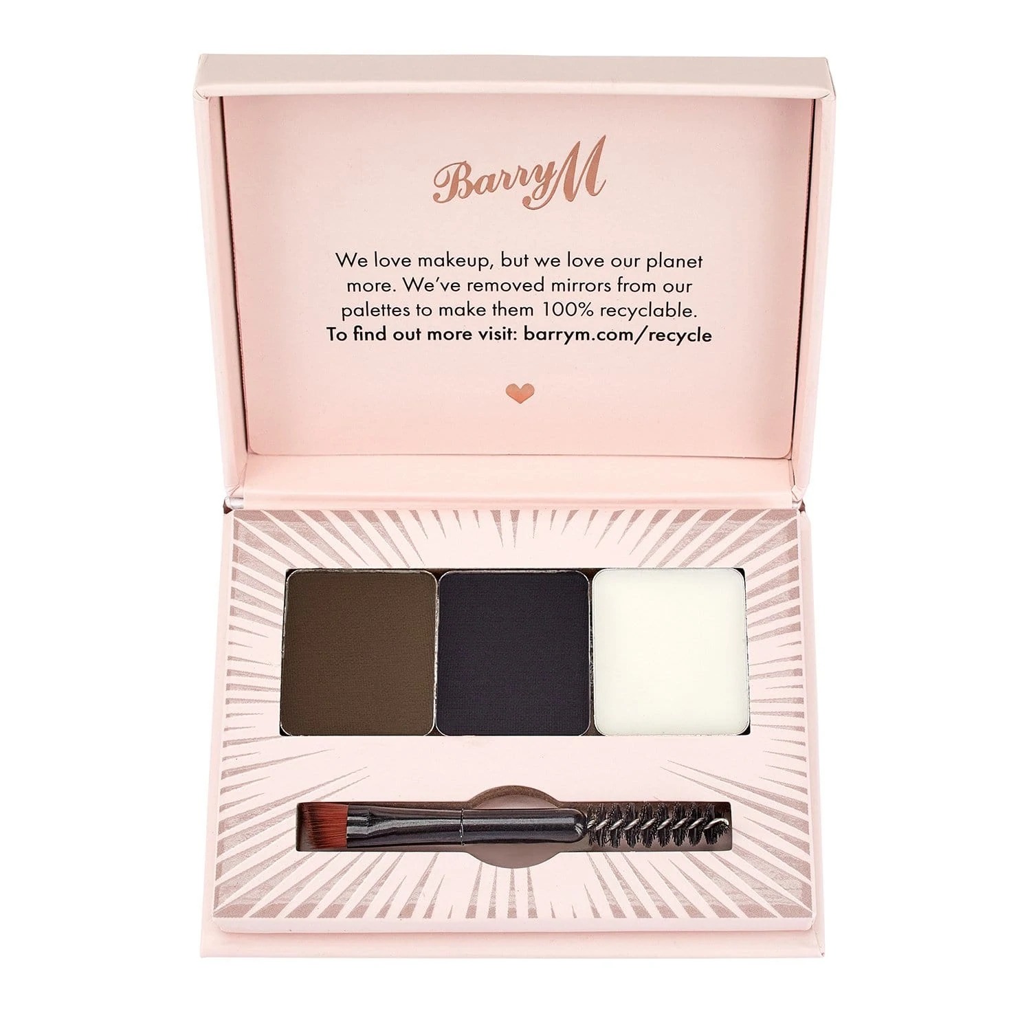 Barry M Cosmetics Fill and Shape Brow Kit - Dark (no. 3) Barry M Cosmetics Fill and Shape Brow Kit - Dark (no. 3)