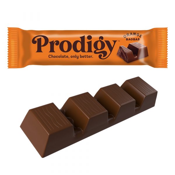 Prodigy Chunky Orange Chocolate Bar