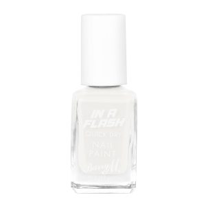 Barry M Cosmetics In A Flash Quick Dry Nail Paint - Whirl White (no. 21)