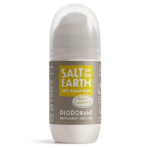 Salt of the Earth Natural Refillable Roll-On Deodorant - Amber & Sandalwood Salt of the Earth Natural Refillable Roll-On Deodorant - Amber & Sandalwood